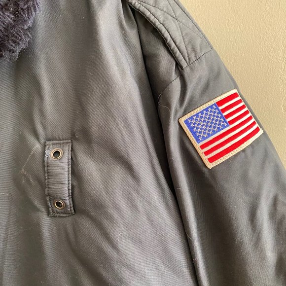 Rare 80’S SPIEWAK flight jacket Blac - Picture 2 of 4